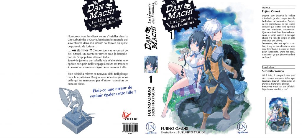 extrait danmachi la légende des familias les premières pages du