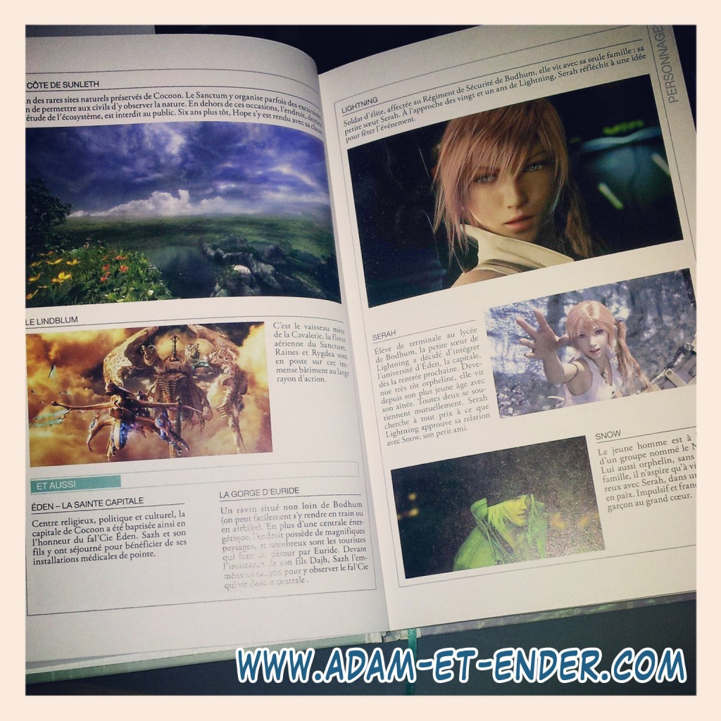 [Lu !] Final Fantasy XIII Episode Zero Promise disponible chez Lumen